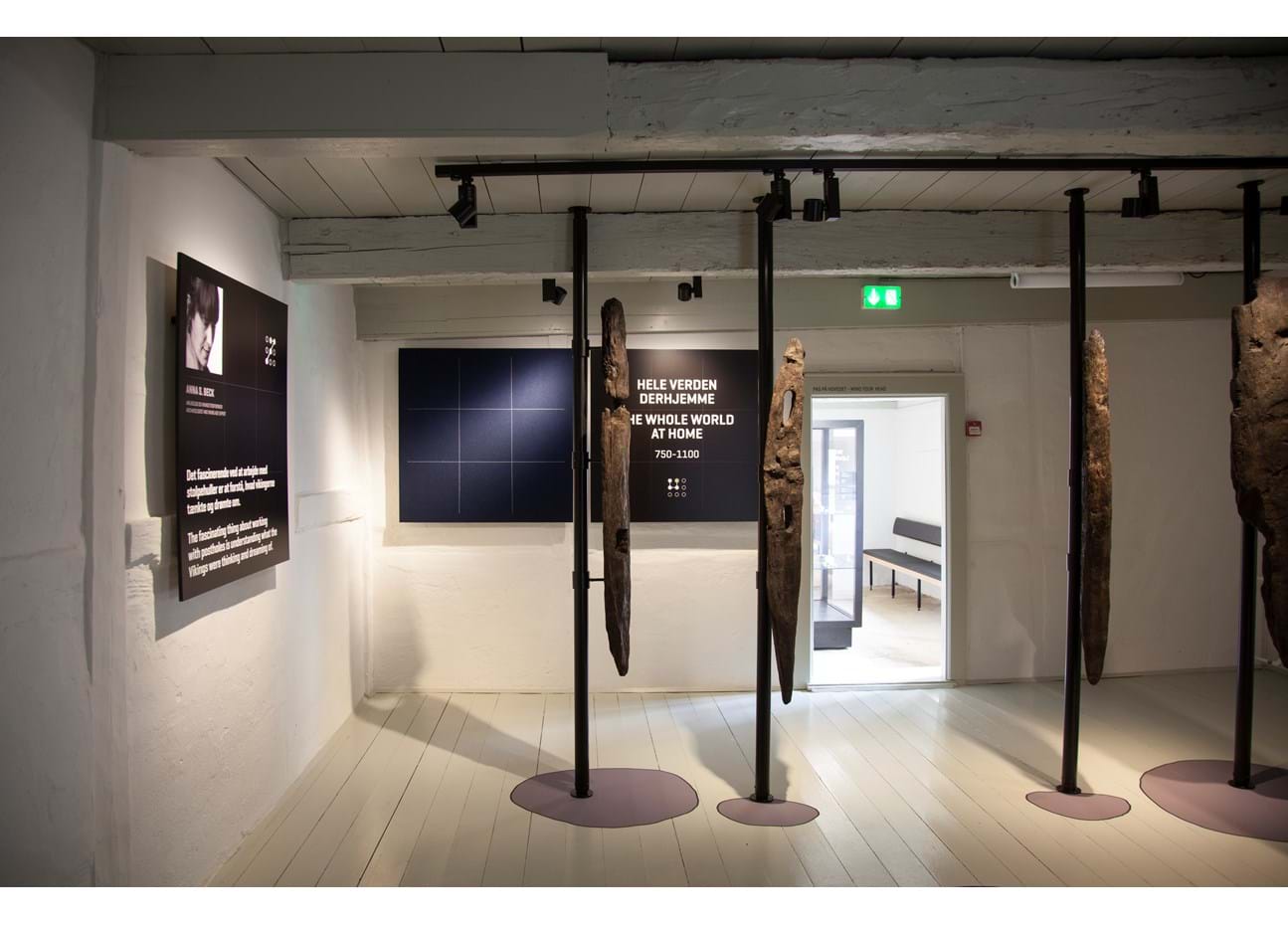 Køge Museum, udsmykning med filt på væg (1)